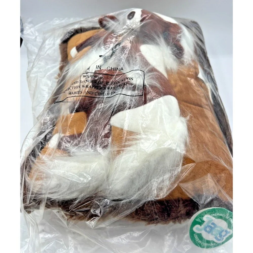Jaag Plush Horse 3D Throw Pillow Soft Mare w/ Twin Foals Vintage 15x11 NWT‎ HTF